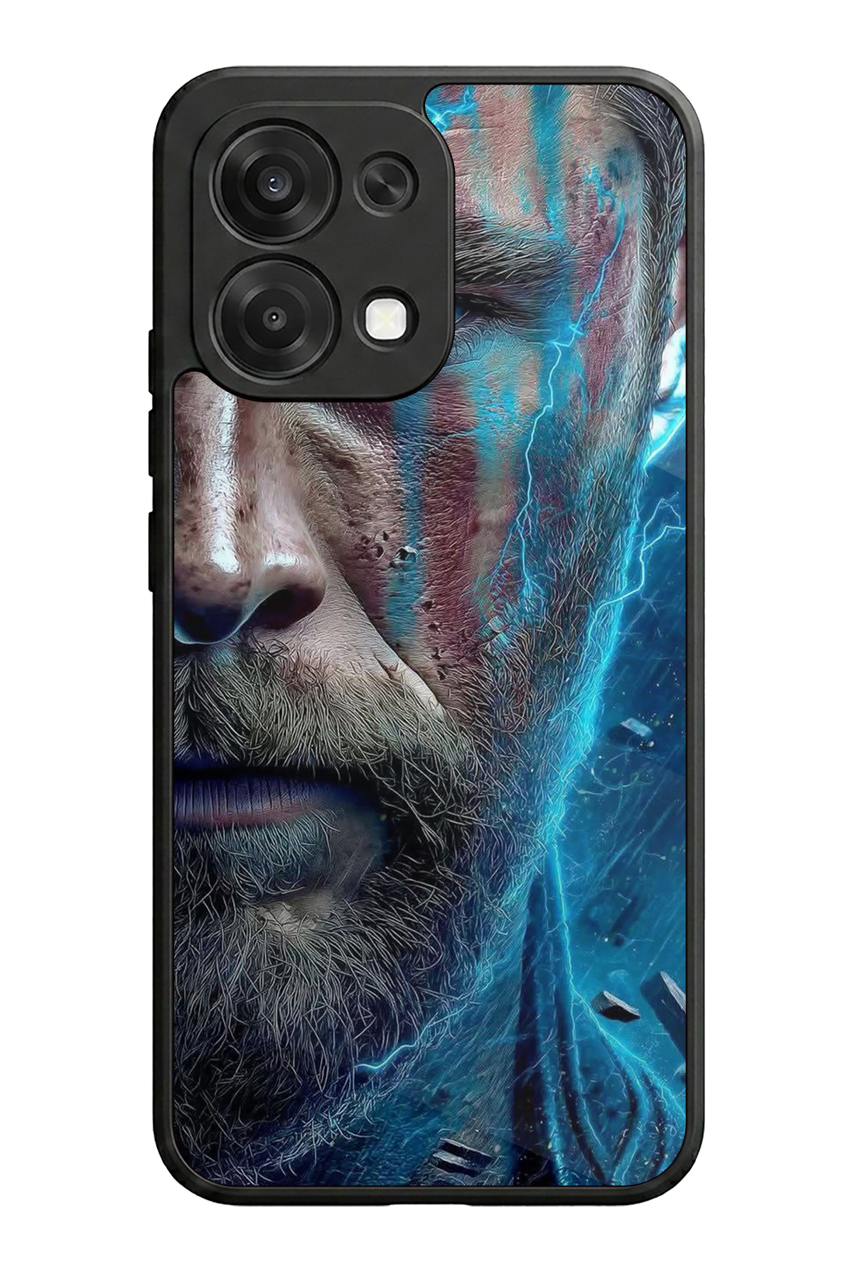 Oppo A6 Pro Uyumlu Thor Tasarımlı Glossy Premium Kılıf