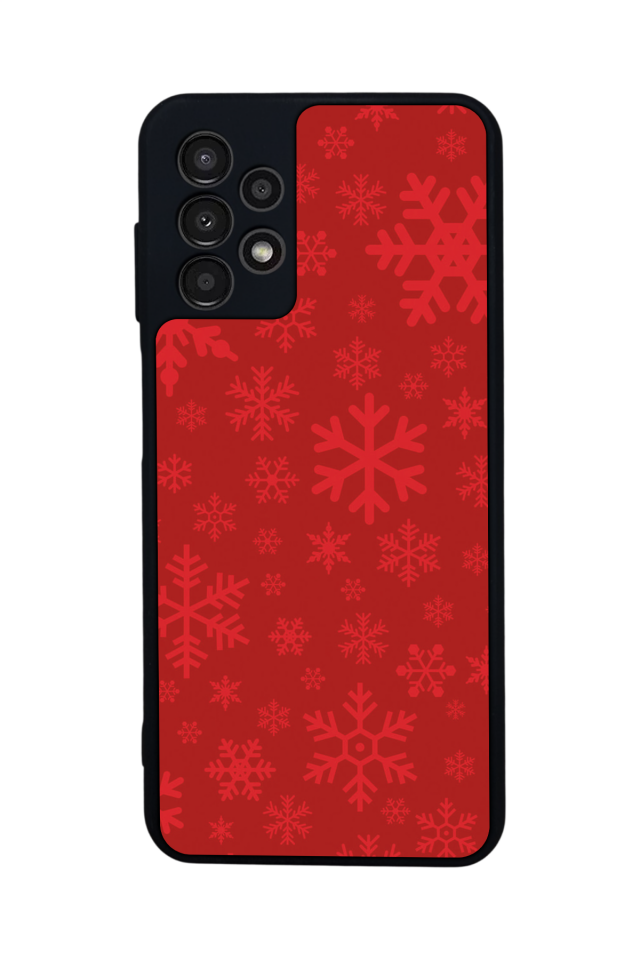 Samsung Galaxy A13 Uyumlu Yilbasi Christmas Tasarımlı Glossy Premium Kılıf