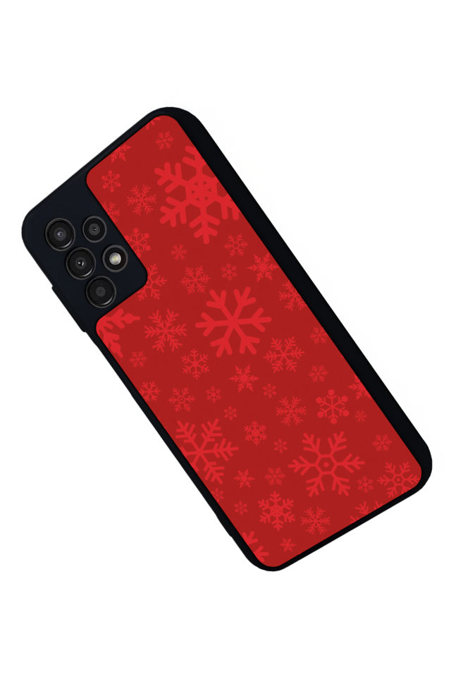 Samsung Galaxy A13 Uyumlu Yilbasi Christmas Tasarımlı Glossy Premium Kılıf