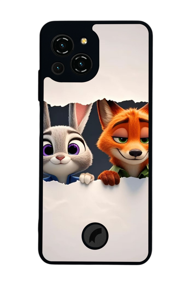 Reeder S23 Pro Max Uyumlu Zootropolis Tasarımlı Glossy Premium Kılıf