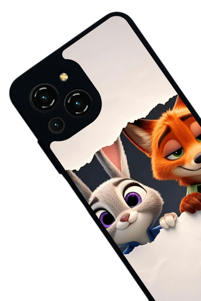 Reeder S23 Pro Max Uyumlu Zootropolis Tasarımlı Glossy Premium Kılıf