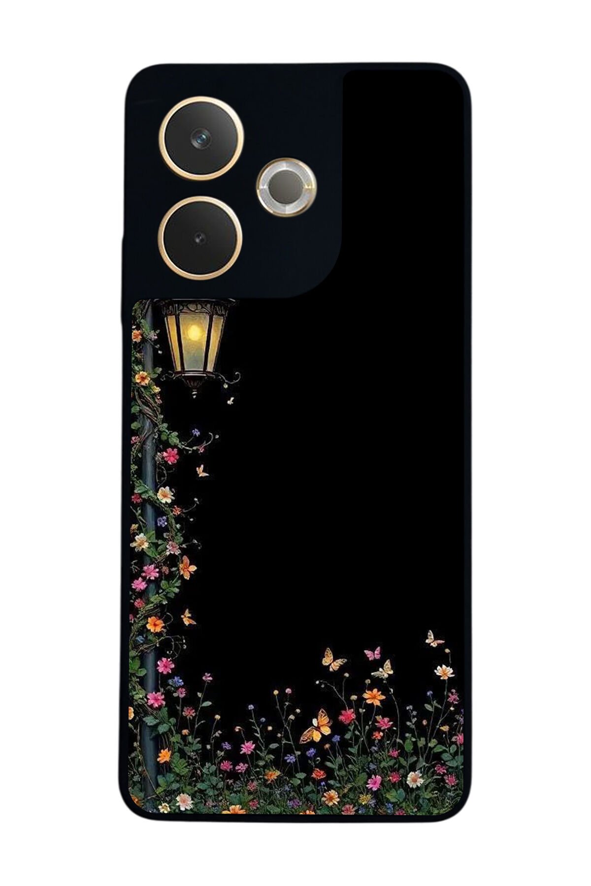 Oppo A5 Pro Uyumlu Floral Tasarımlı Glossy Premium Kılıf