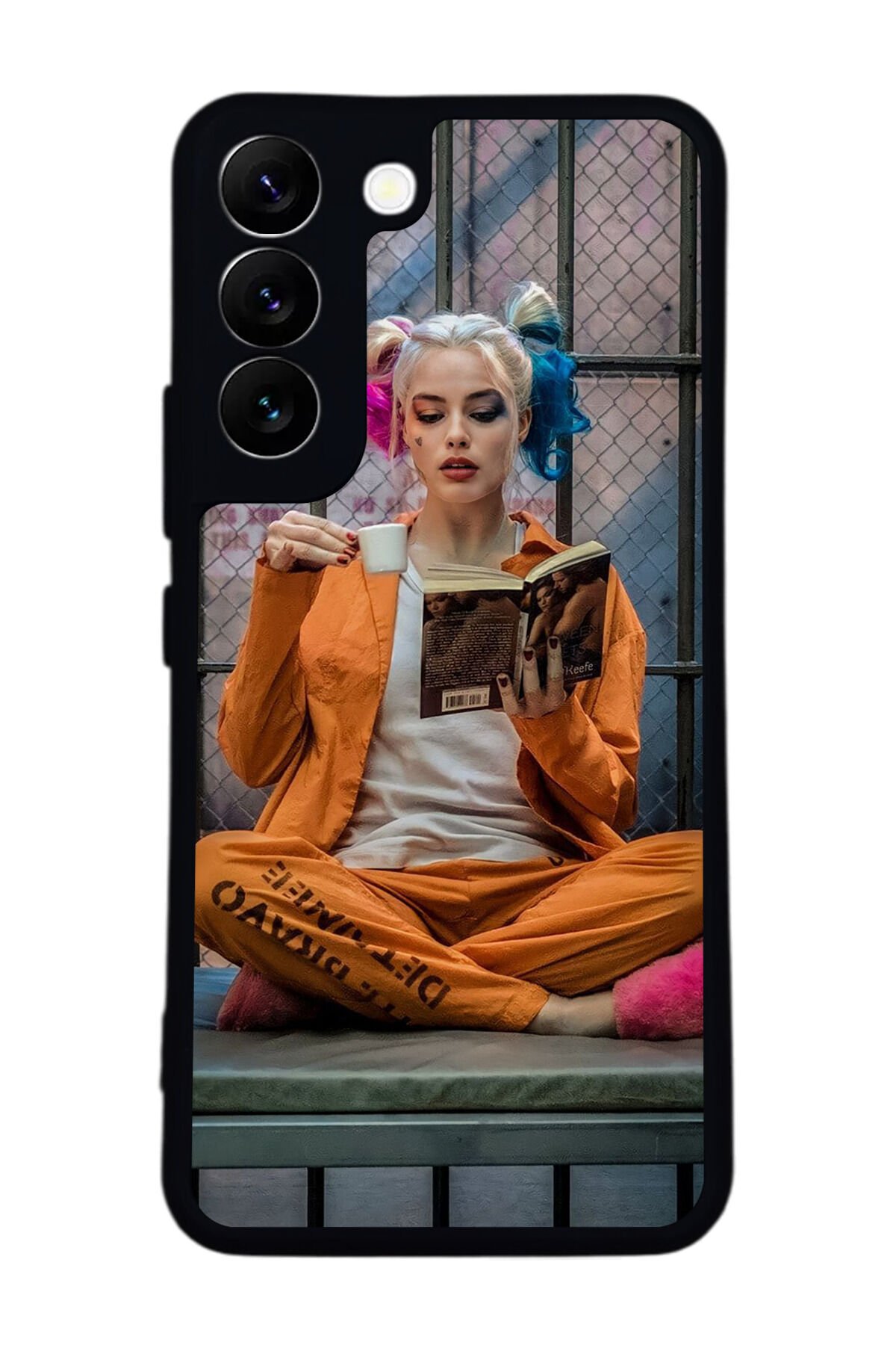 Samsung Galaxy S22 Uyumlu HarleyQueen Tasarımlı Glossy Premium Kılıf