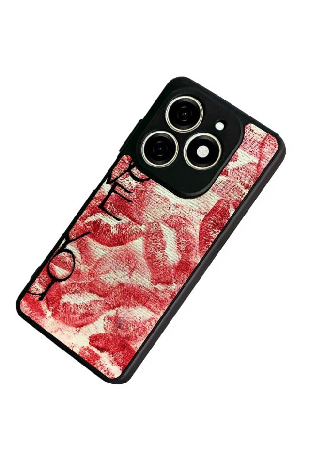 Infınıx Smart 8 Pro Uyumlu Dudak Tasarımlı Glossy Premium Kılıf