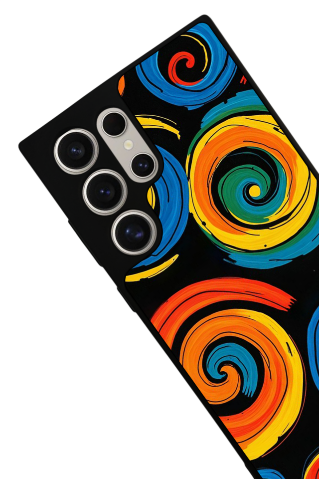 Samsung Galaxy S22 Ultra Uyumlu Abstract Tasarımlı Glossy Premium Kılıf