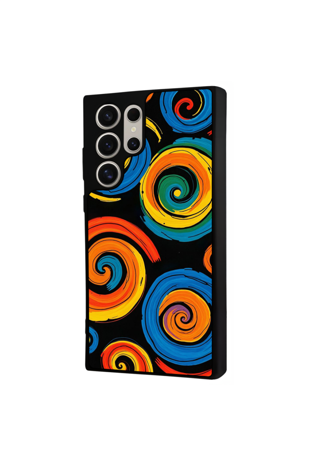 Samsung Galaxy S22 Ultra Uyumlu Abstract Tasarımlı Glossy Premium Kılıf