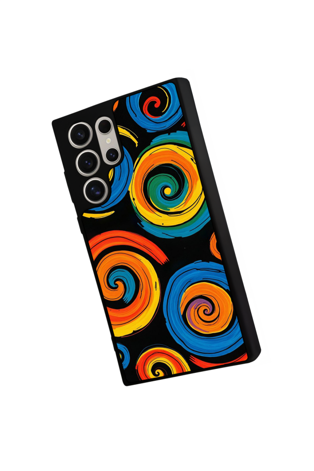 Samsung Galaxy S22 Ultra Uyumlu Abstract Tasarımlı Glossy Premium Kılıf