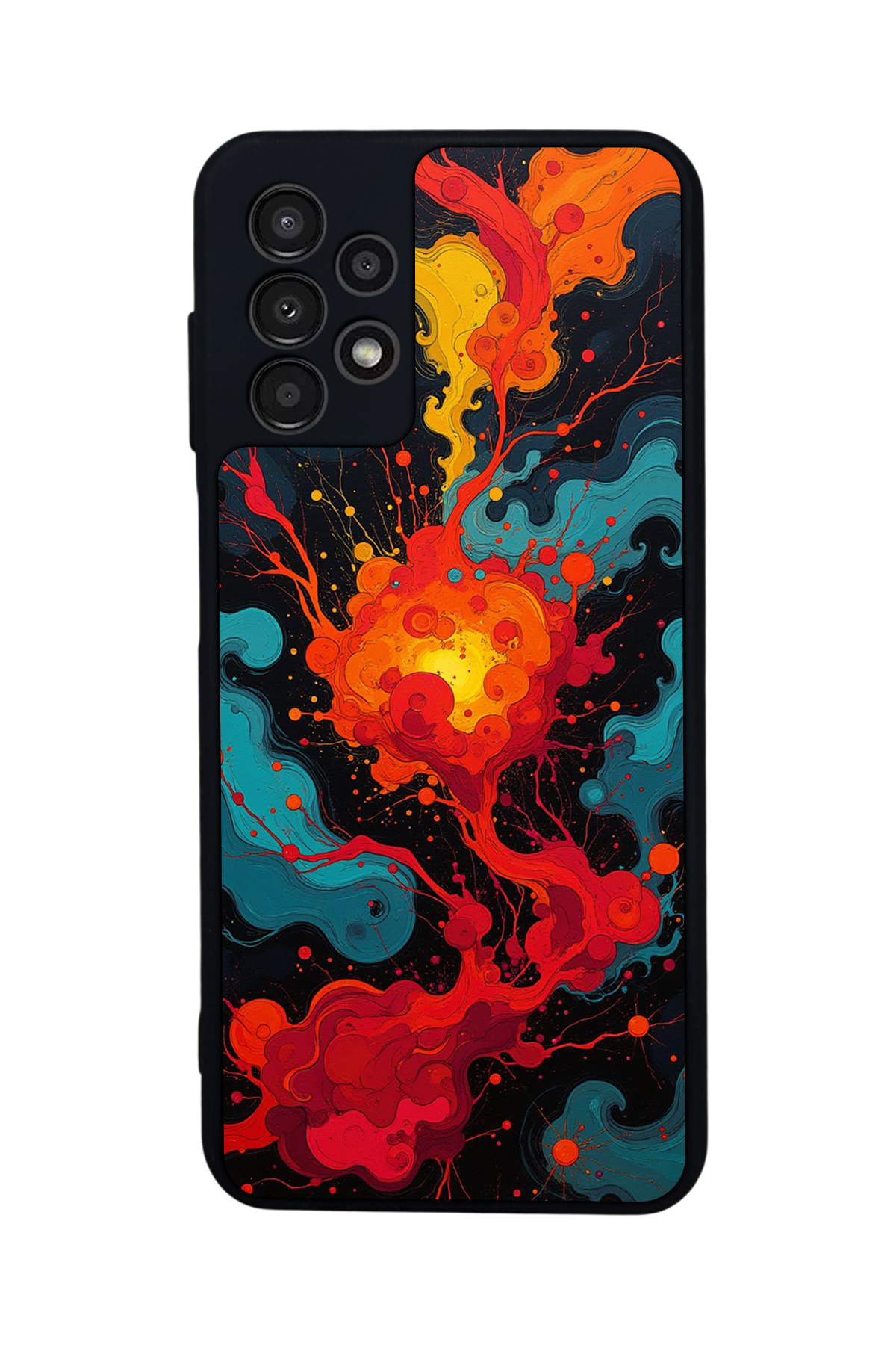 Samsung Galaxy A23 Uyumlu Abstract Tasarımlı Glossy Premium Kılıf