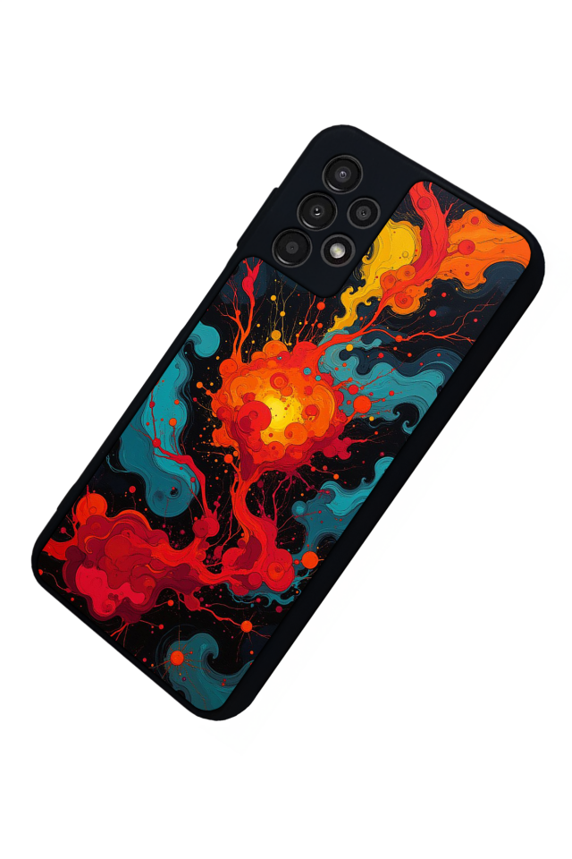 Samsung Galaxy A23 Uyumlu Abstract Tasarımlı Glossy Premium Kılıf