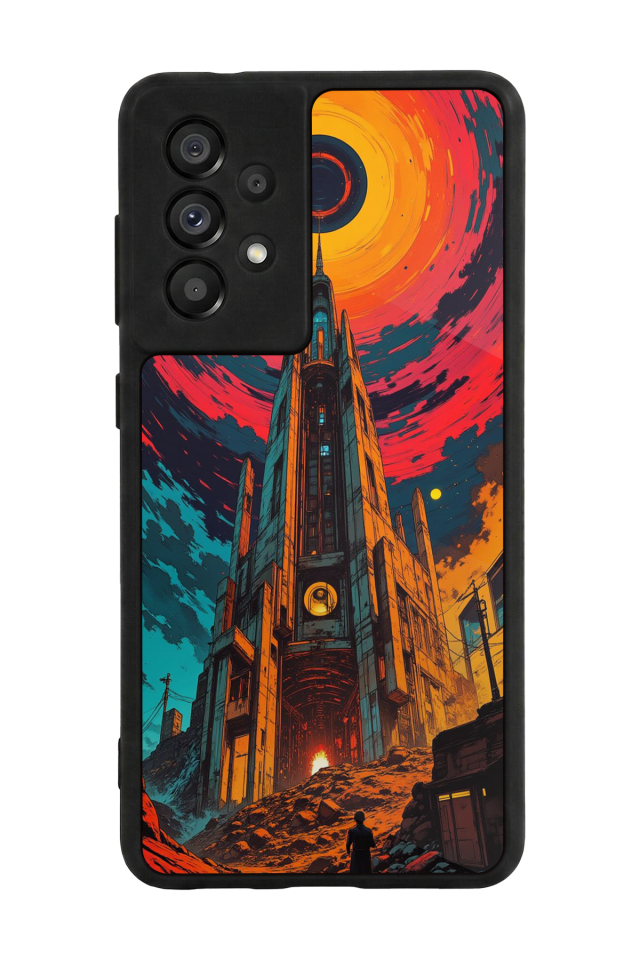 Samsung Galaxy A73 Uyumlu Abstract Tasarımlı Glossy Premium Kılıf