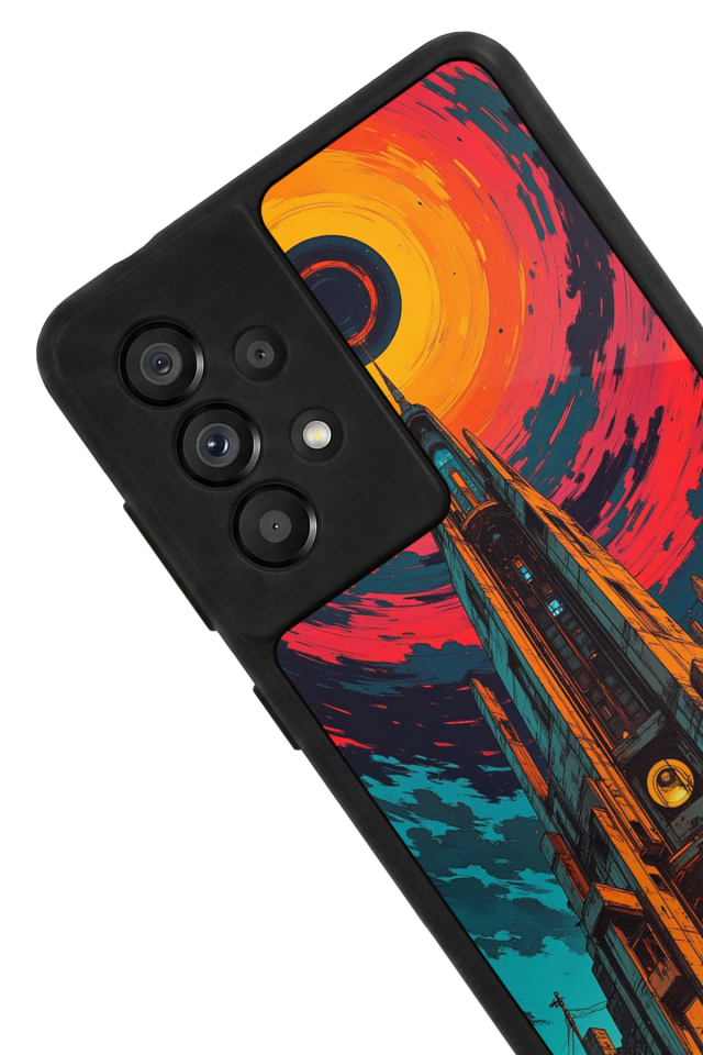 Samsung Galaxy A73 Uyumlu Abstract Tasarımlı Glossy Premium Kılıf