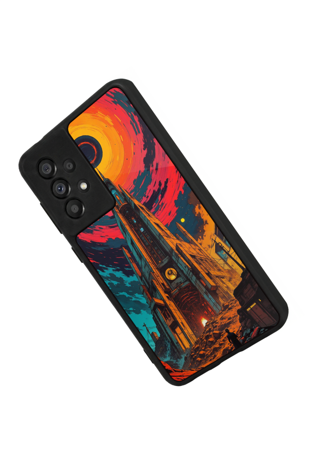Samsung Galaxy A73 Uyumlu Abstract Tasarımlı Glossy Premium Kılıf