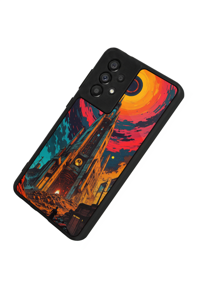 Samsung Galaxy A73 Uyumlu Abstract Tasarımlı Glossy Premium Kılıf
