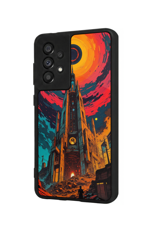 Samsung Galaxy A73 Uyumlu Abstract Tasarımlı Glossy Premium Kılıf