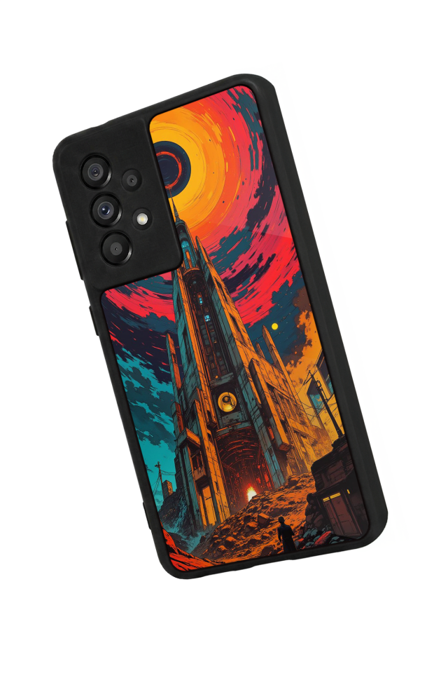 Samsung Galaxy A73 Uyumlu Abstract Tasarımlı Glossy Premium Kılıf