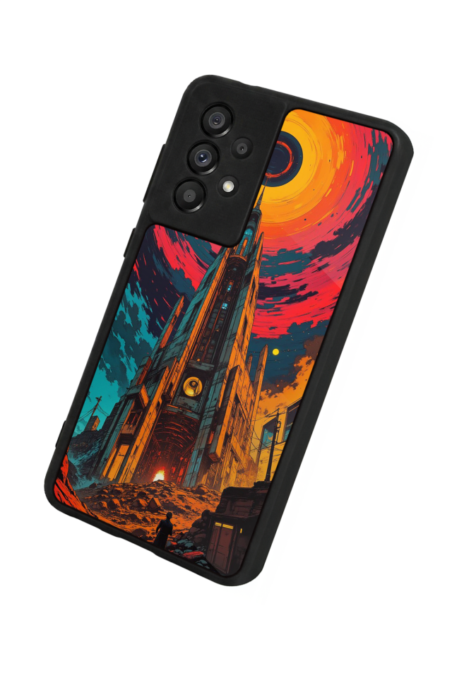 Samsung Galaxy A73 Uyumlu Abstract Tasarımlı Glossy Premium Kılıf