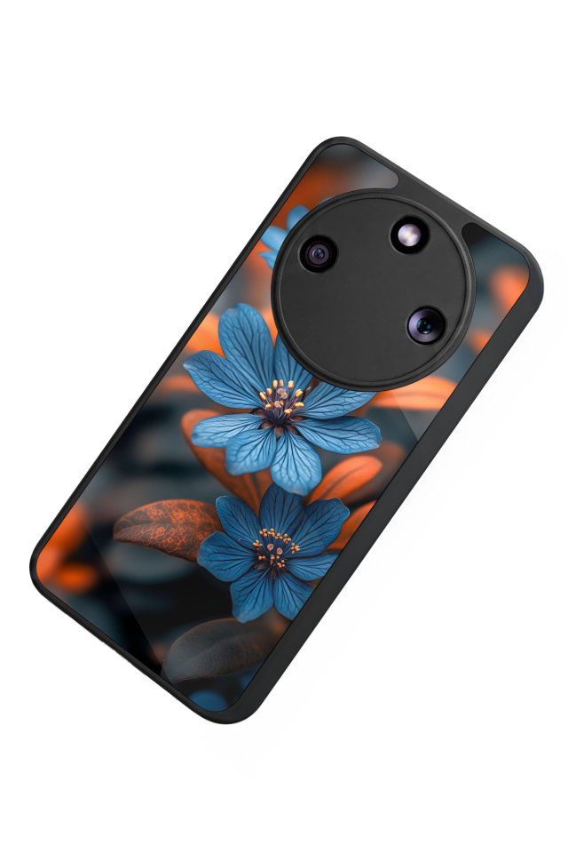 Honor Magic 8 Lite Uyumlu Cicek Tasarımlı Glossy Premium Kılıf