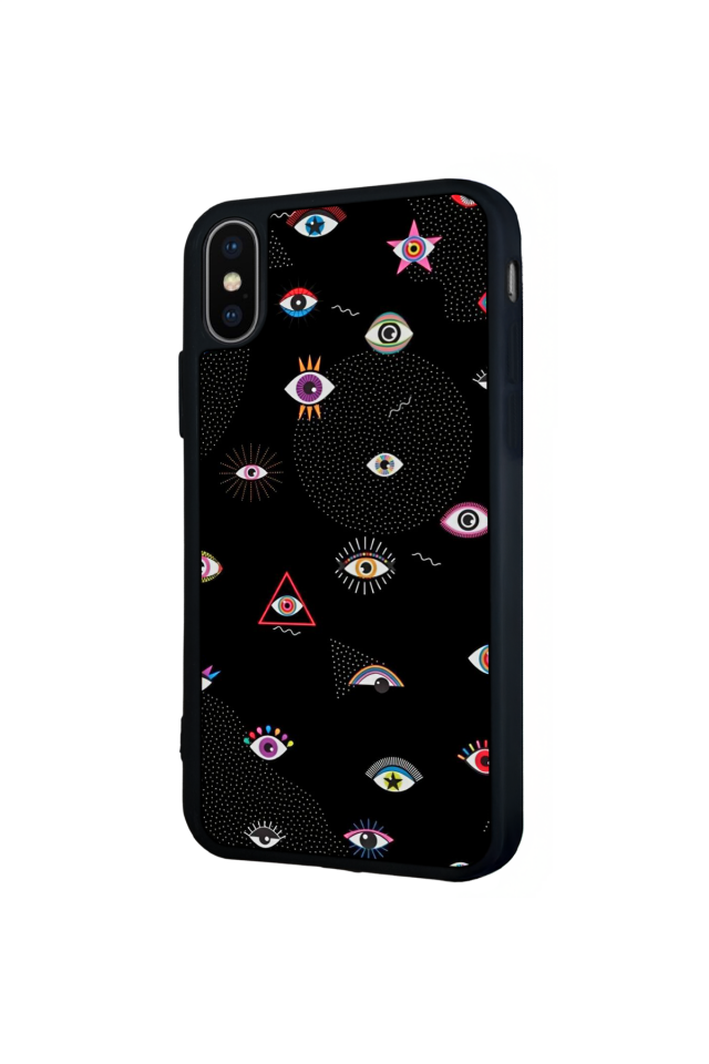 iPhone XS Max Uyumlu Göz Tasarımlı Glossy Premium Kılıf