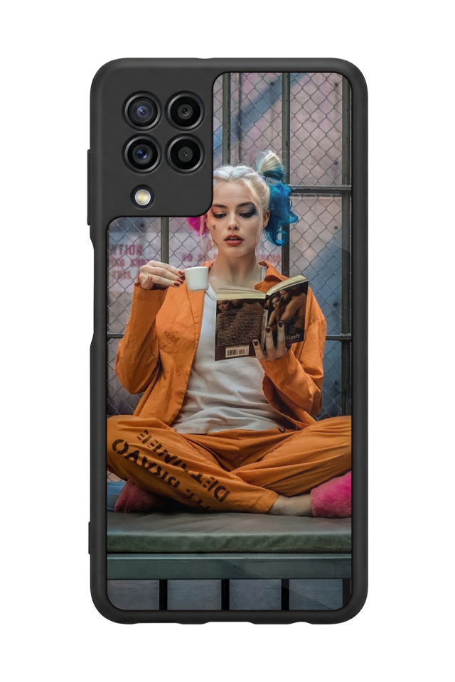 Samsung Galaxy M22 Uyumlu HarleyQueen Tasarımlı Glossy Premium Kılıf