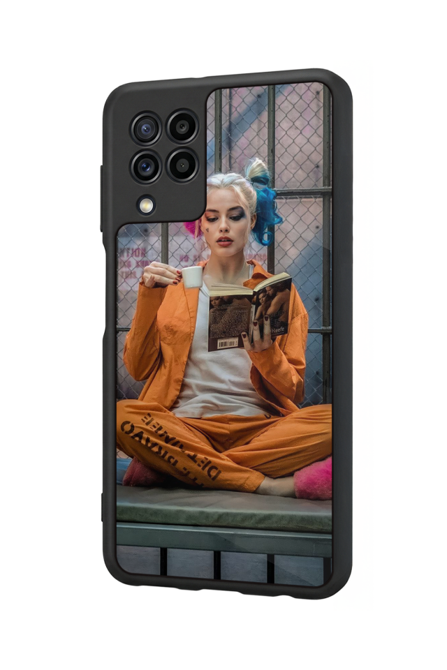 Samsung Galaxy M22 Uyumlu HarleyQueen Tasarımlı Glossy Premium Kılıf