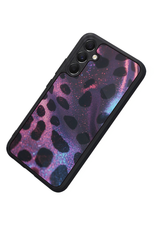 Samsung Galaxy A34 Uyumlu Hologram Leopar Tasarımlı Glossy Premium Kılıf