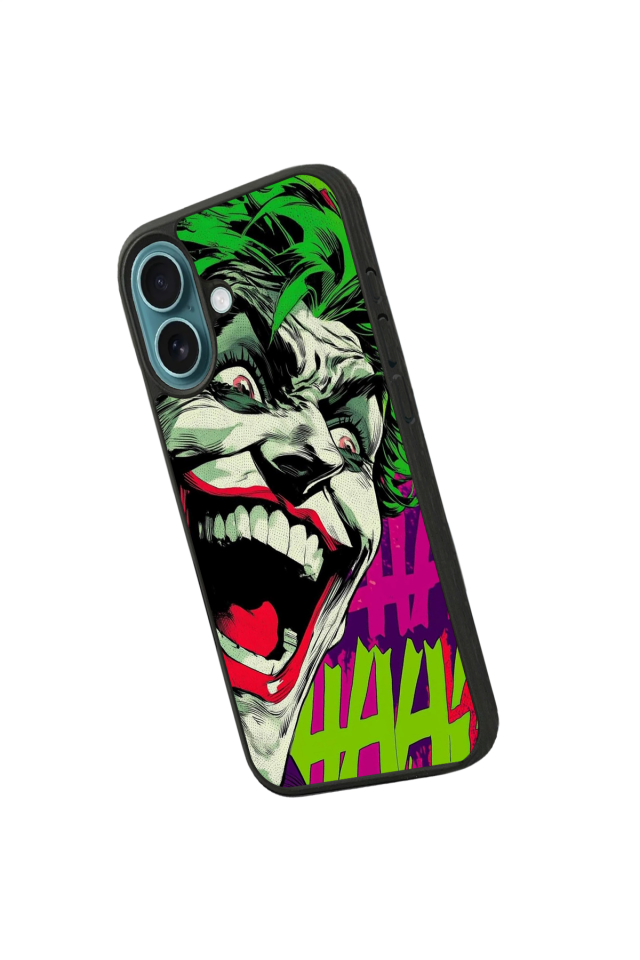 iPhone 16 Plus Uyumlu Joker Tasarımlı Glossy Premium Kılıf