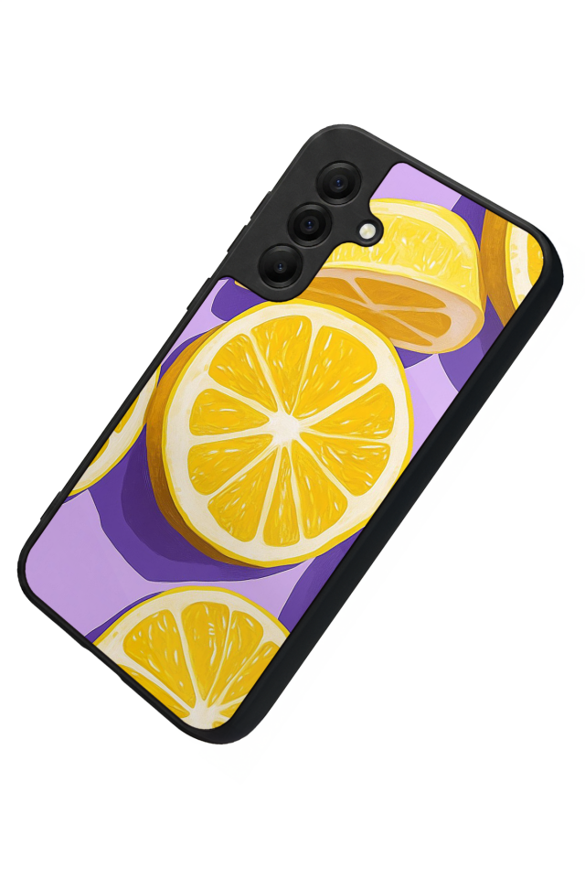 Samsung Galaxy A17 Uyumlu Limon Tasarımlı Glossy Premium Kılıf