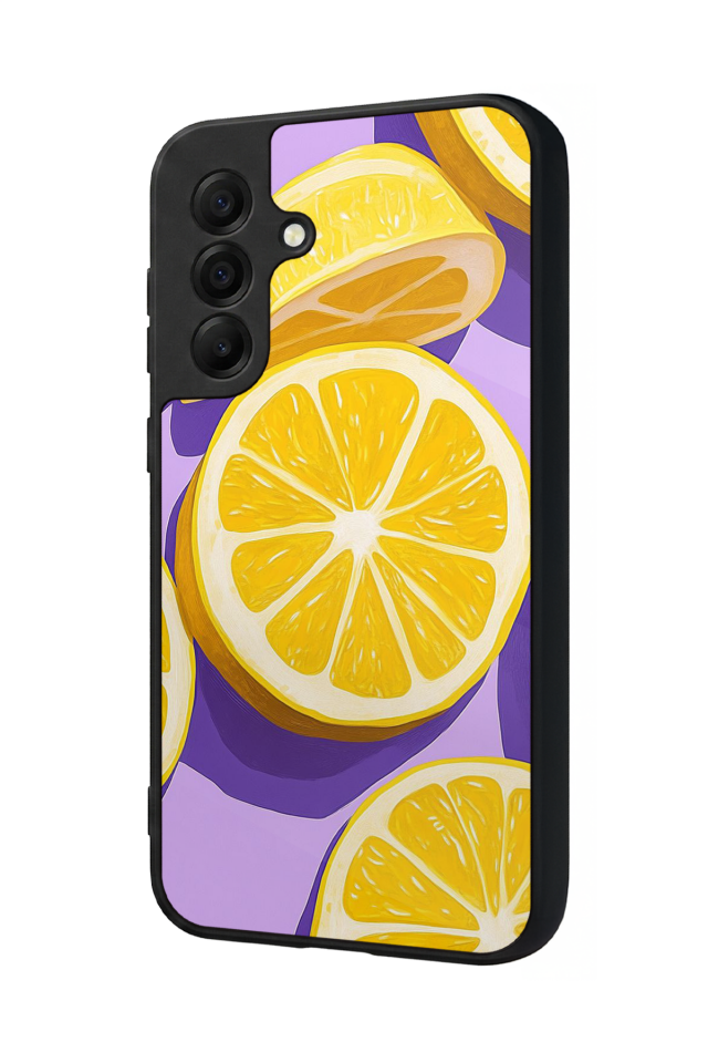 Samsung Galaxy A17 Uyumlu Limon Tasarımlı Glossy Premium Kılıf