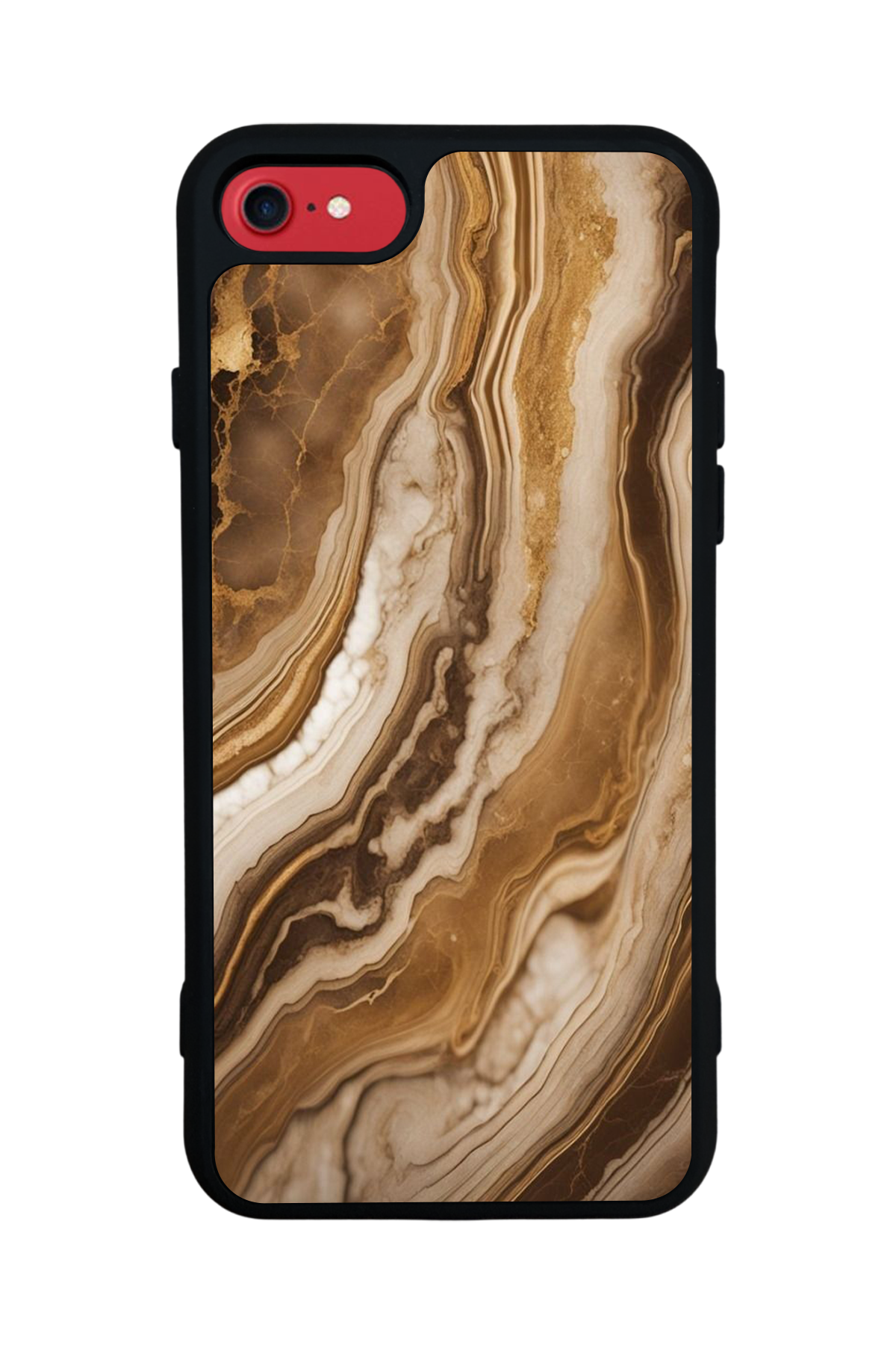iPhone 8 Uyumlu Mermer Marble Tasarımlı Glossy Premium Kılıf