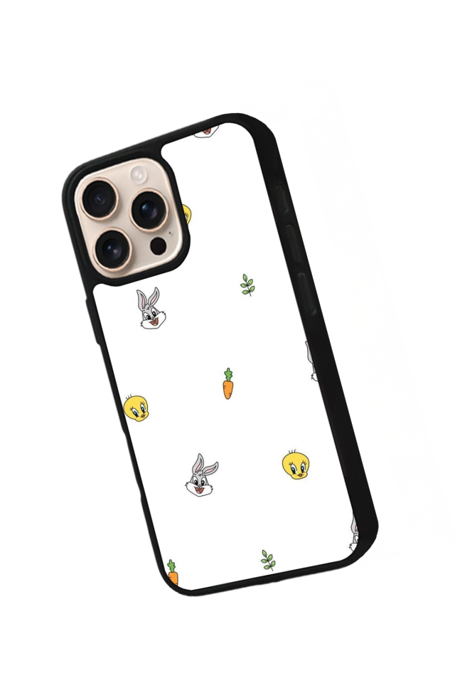 iPhone 14 Pro Uyumlu Tweety Tasarımlı Glossy Premium Kılıf