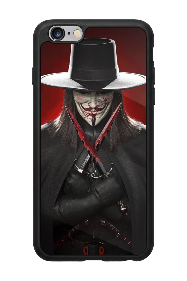 iPhone 6 Plus Uyumlu Vendetta Tasarımlı Glossy Premium Kılıf