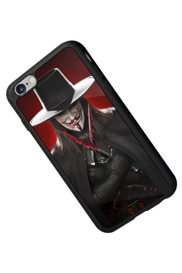 iPhone 6 Plus Uyumlu Vendetta Tasarımlı Glossy Premium Kılıf