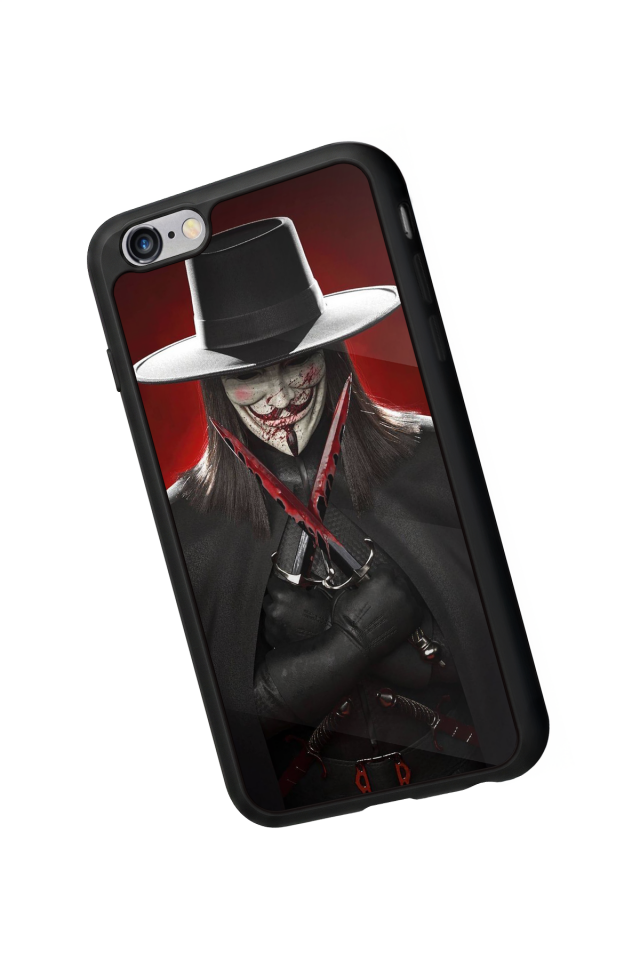 iPhone 6 Plus Uyumlu Vendetta Tasarımlı Glossy Premium Kılıf