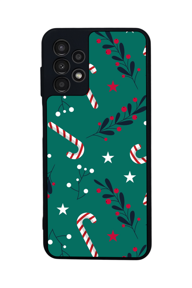 Samsung Galaxy A13 Uyumlu Yilbasi Christmas Tasarımlı Glossy Premium Kılıf