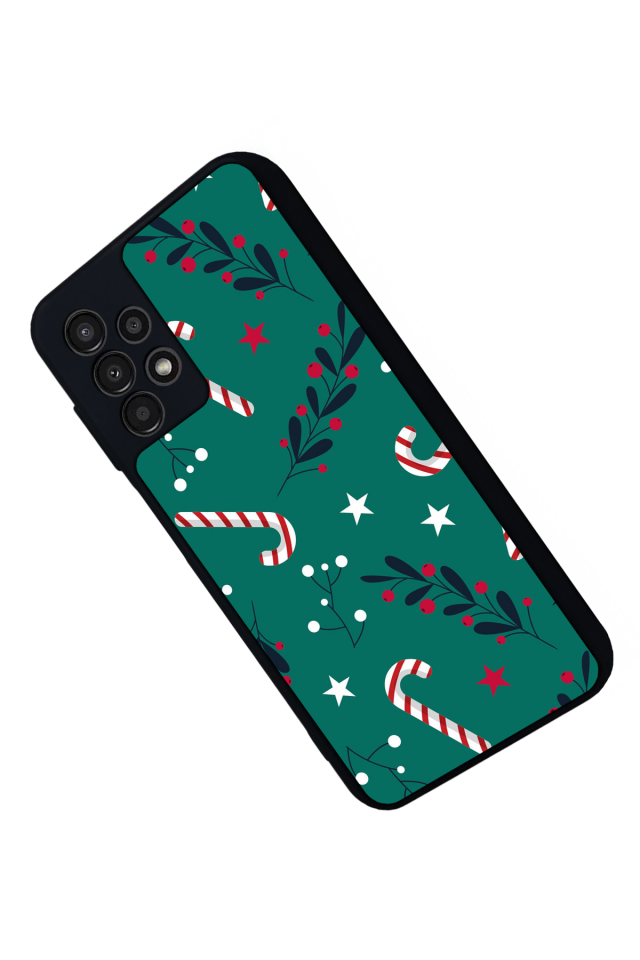 Samsung Galaxy A13 Uyumlu Yilbasi Christmas Tasarımlı Glossy Premium Kılıf
