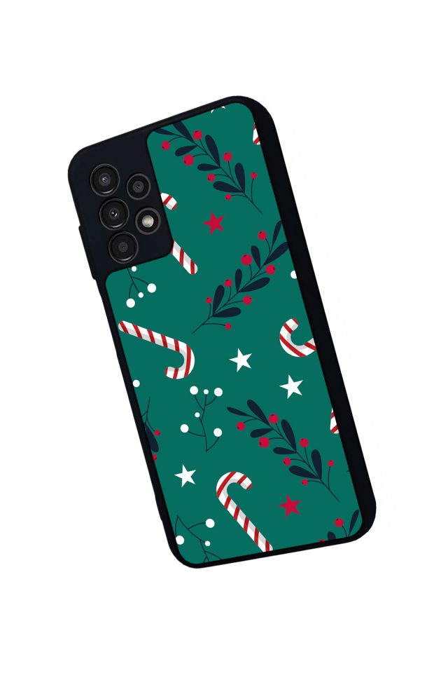 Samsung Galaxy A13 Uyumlu Yilbasi Christmas Tasarımlı Glossy Premium Kılıf