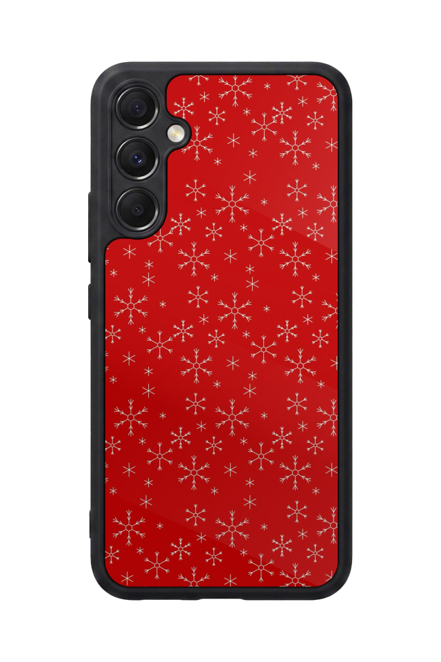 Samsung Galaxy M34 Uyumlu Yilbasi Christmas Tasarımlı Glossy Premium Kılıf