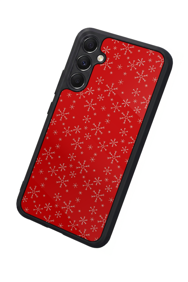 Samsung Galaxy M34 Uyumlu Yilbasi Christmas Tasarımlı Glossy Premium Kılıf