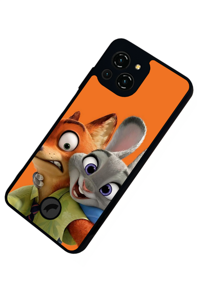 Reeder S23 Pro Max Uyumlu Zootropolis Tasarımlı Glossy Premium Kılıf