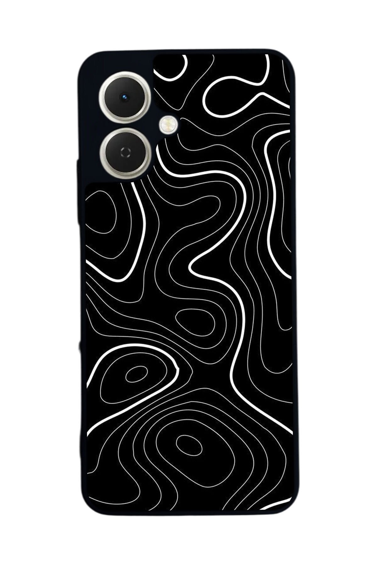 Tecno Spark GO 2 Uyumlu Çizgi Sanatı Tasarımlı Glossy Premium Kılıf