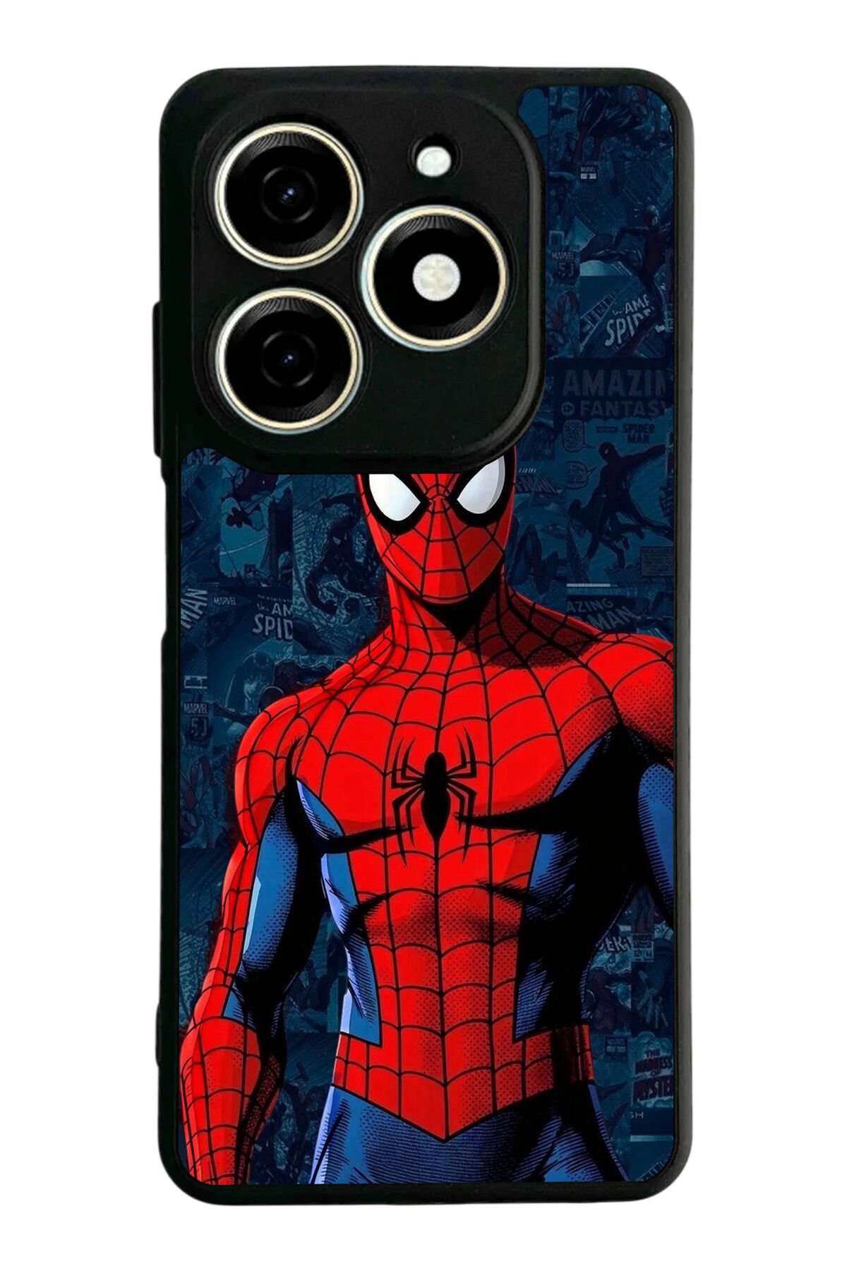 Tecno Spark 20/20C Uyumlu Spider Man ( Örümcek Adam ) Tasarımlı Glossy Premium Kılıf