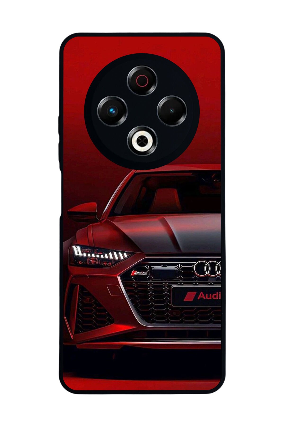 Tecno Spark 30 Uyumlu Audi Tasarımlı Glossy Premium Kılıf