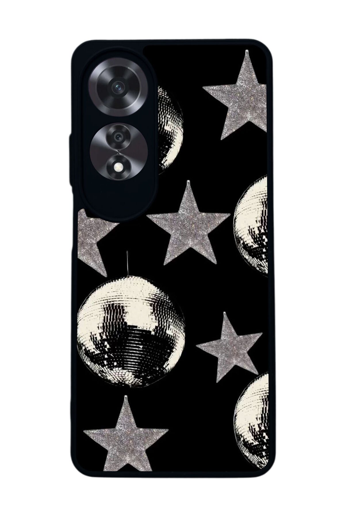 Oppo A60 Mat Siyah uyumlu Kılıf – Yumuşak Silikon, Koruyucu, Şok Emici Kapak