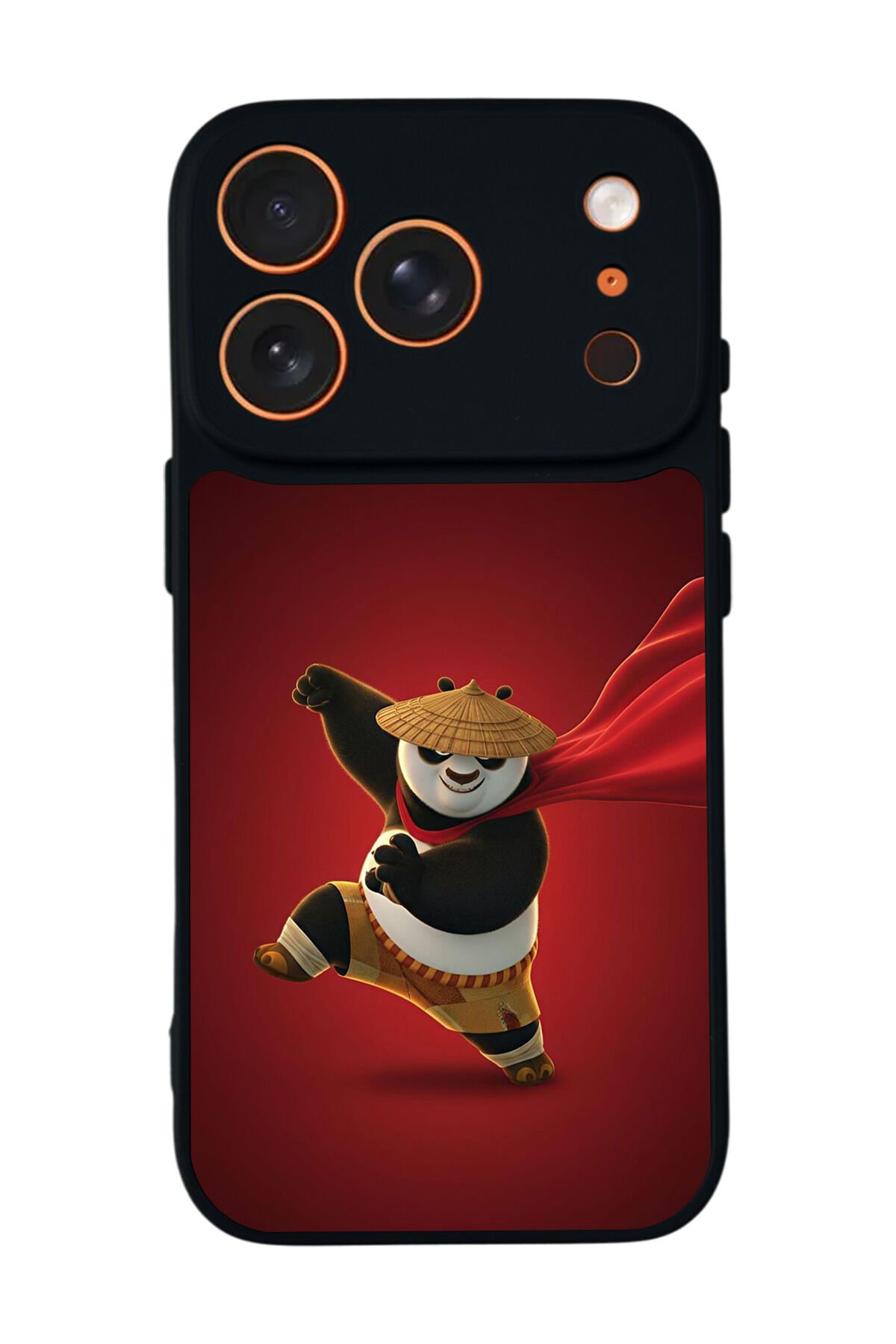 iPhone 17 Pro Uyumlu Kung Fu Panda Tasarımlı Glossy Premium Kılıf