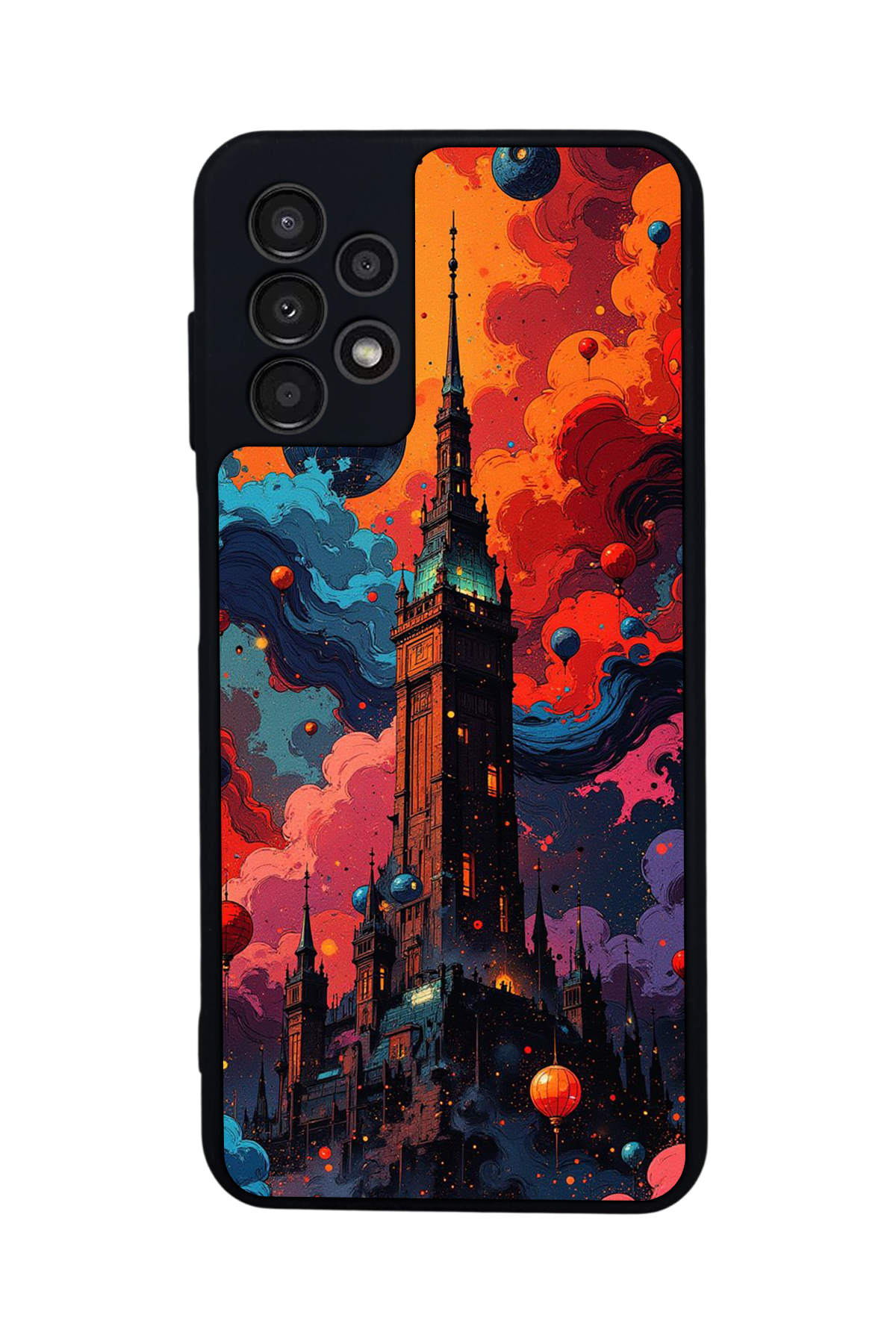 Samsung Galaxy A23 Uyumlu Abstract Tasarımlı Glossy Premium Kılıf