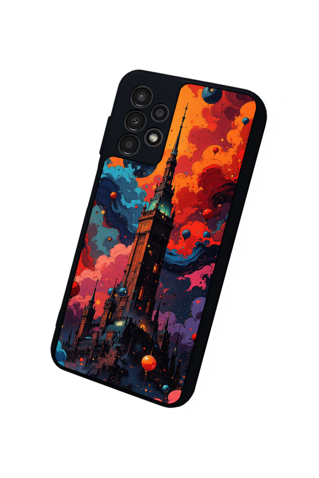 Samsung Galaxy A23 Uyumlu Abstract Tasarımlı Glossy Premium Kılıf
