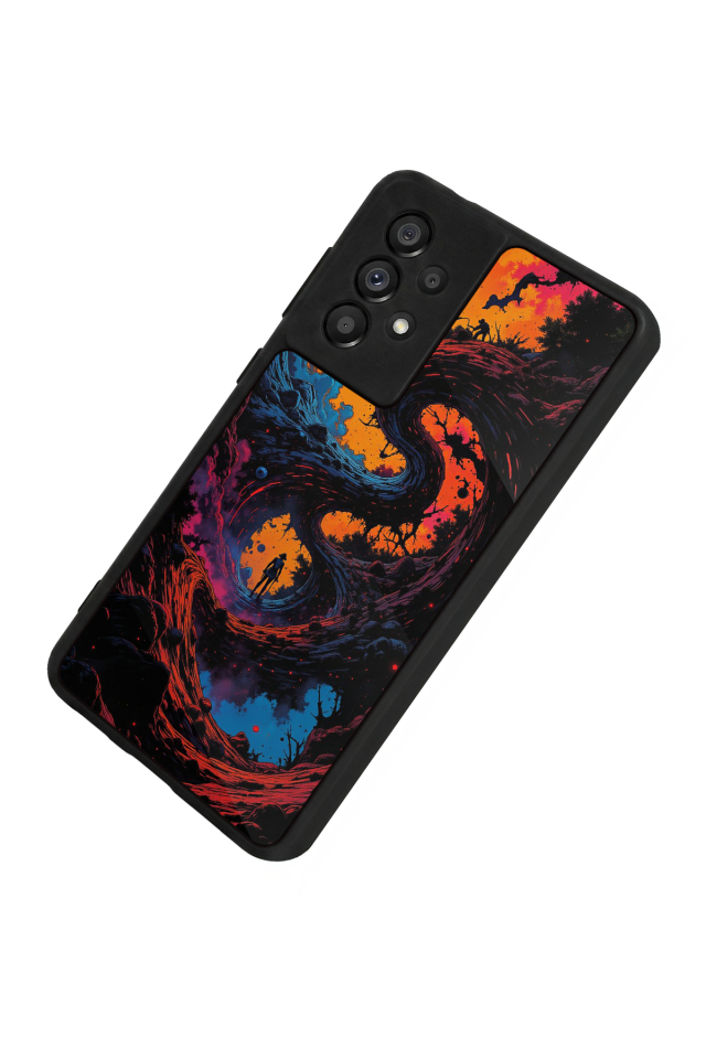 Samsung Galaxy A73 Uyumlu Abstract Tasarımlı Glossy Premium Kılıf