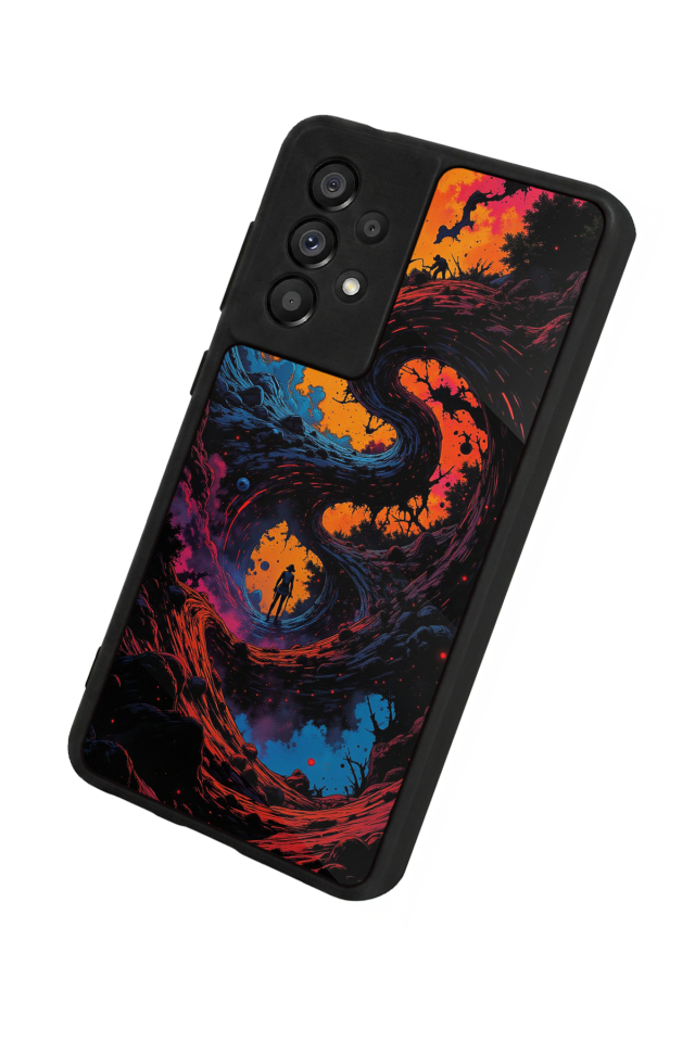 Samsung Galaxy A73 Uyumlu Abstract Tasarımlı Glossy Premium Kılıf