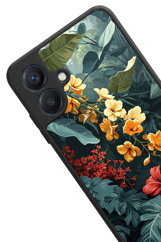 Samsung Galaxy A07 Uyumlu Botanik Tasarımlı Glossy Premium Kılıf