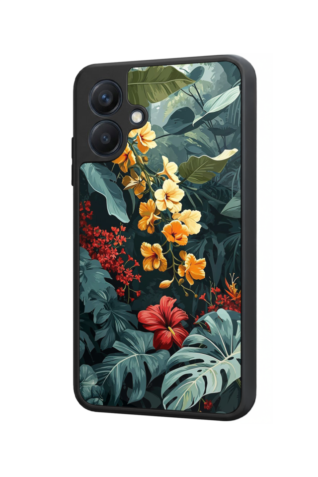 Samsung Galaxy A07 Uyumlu Botanik Tasarımlı Glossy Premium Kılıf